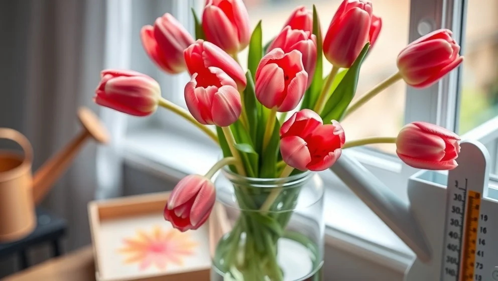 Ska tulpaner ha varmt eller kallt vatten
