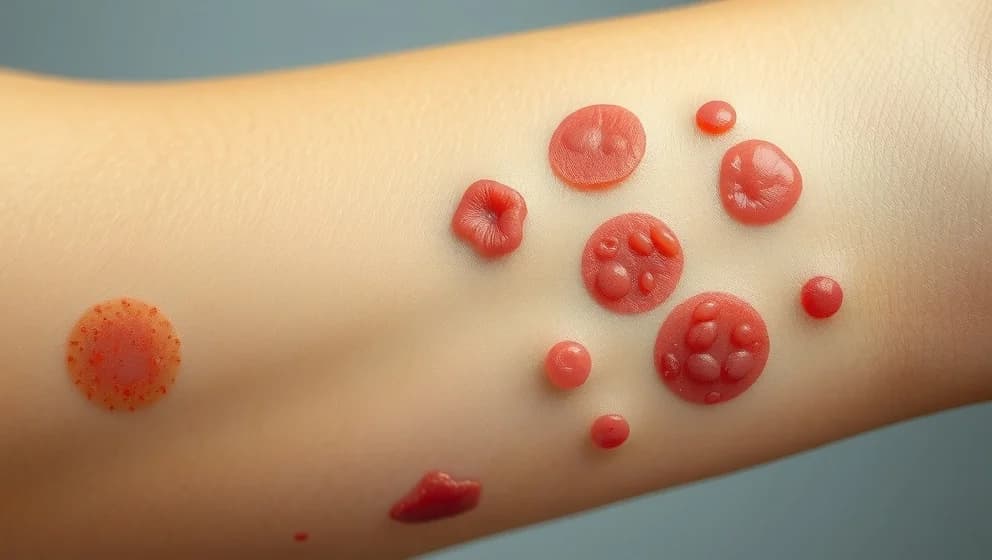 Utslag på kroppen som inte kliar